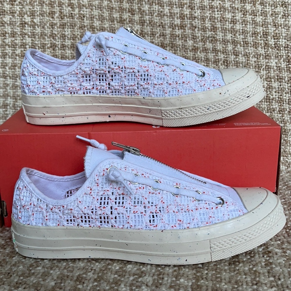 Converse Chuck 70 OX White/Bright Poppy/Egret WMNS